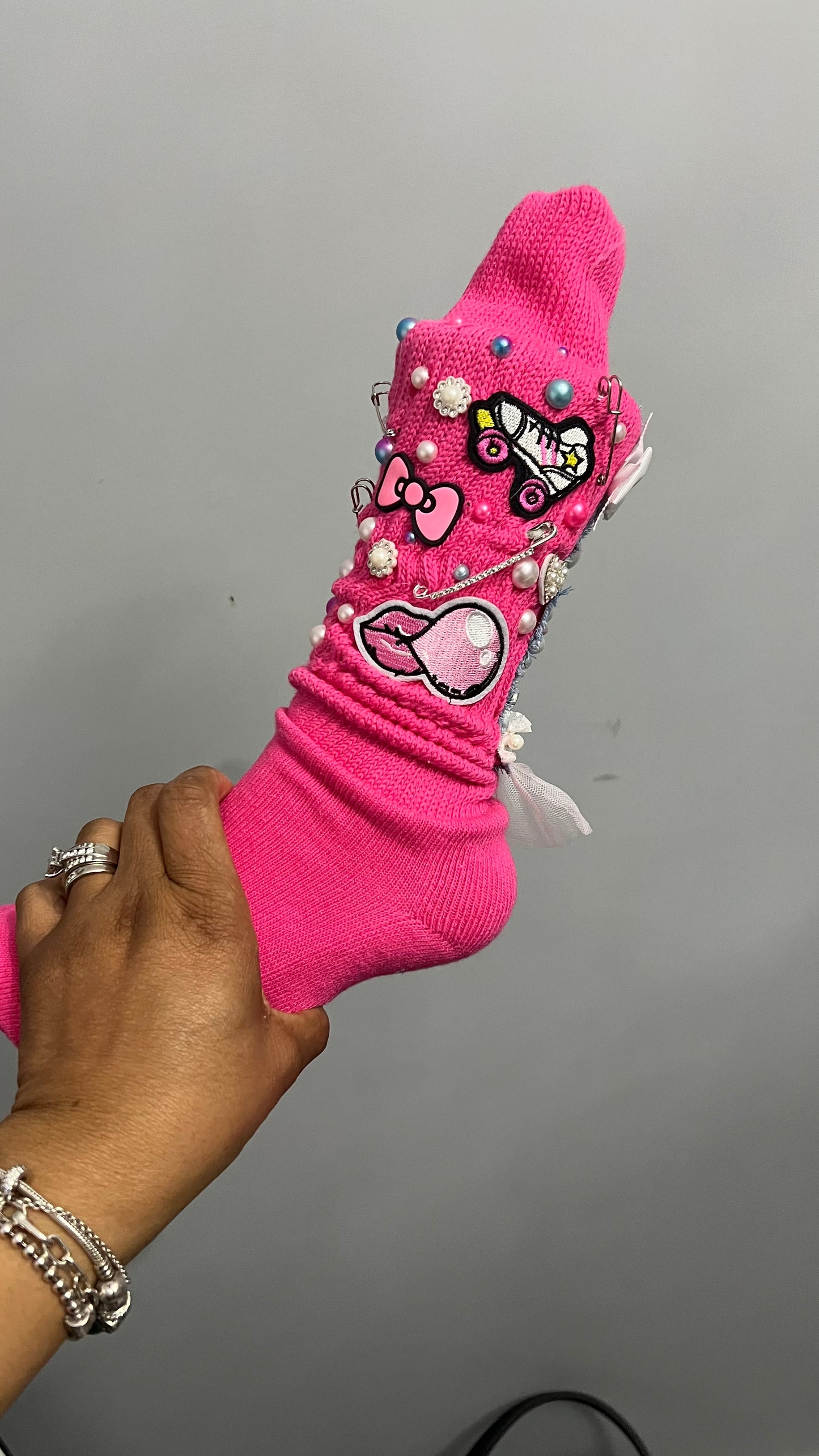 Hello kitty Bling Junk Socks