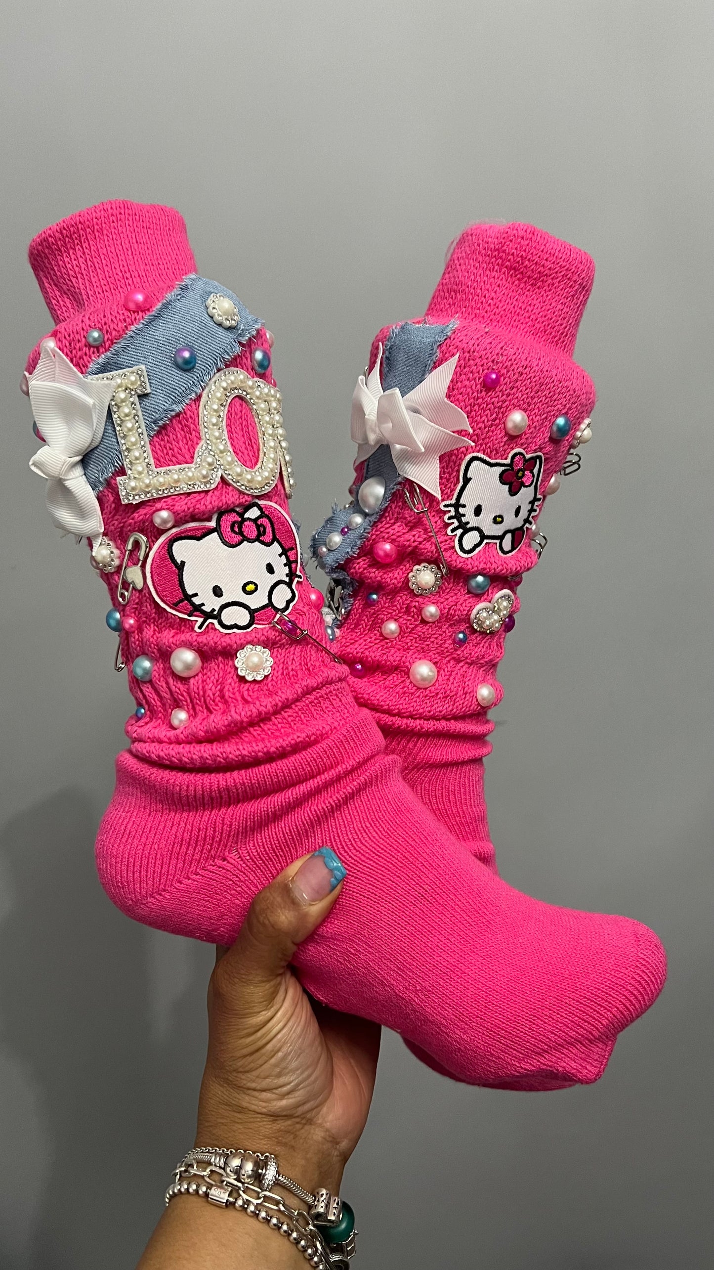 Hello kitty Bling Junk Socks