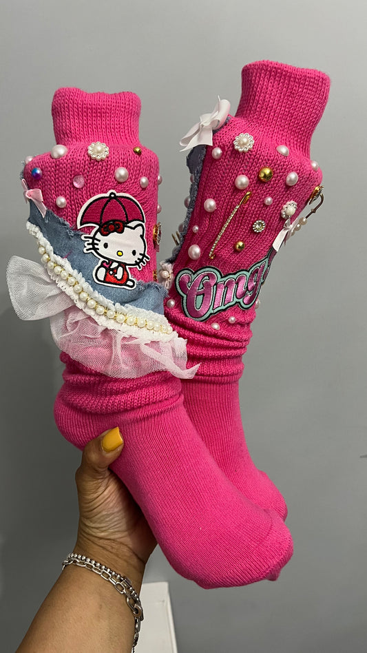 Hello Kitty BLING junk socks