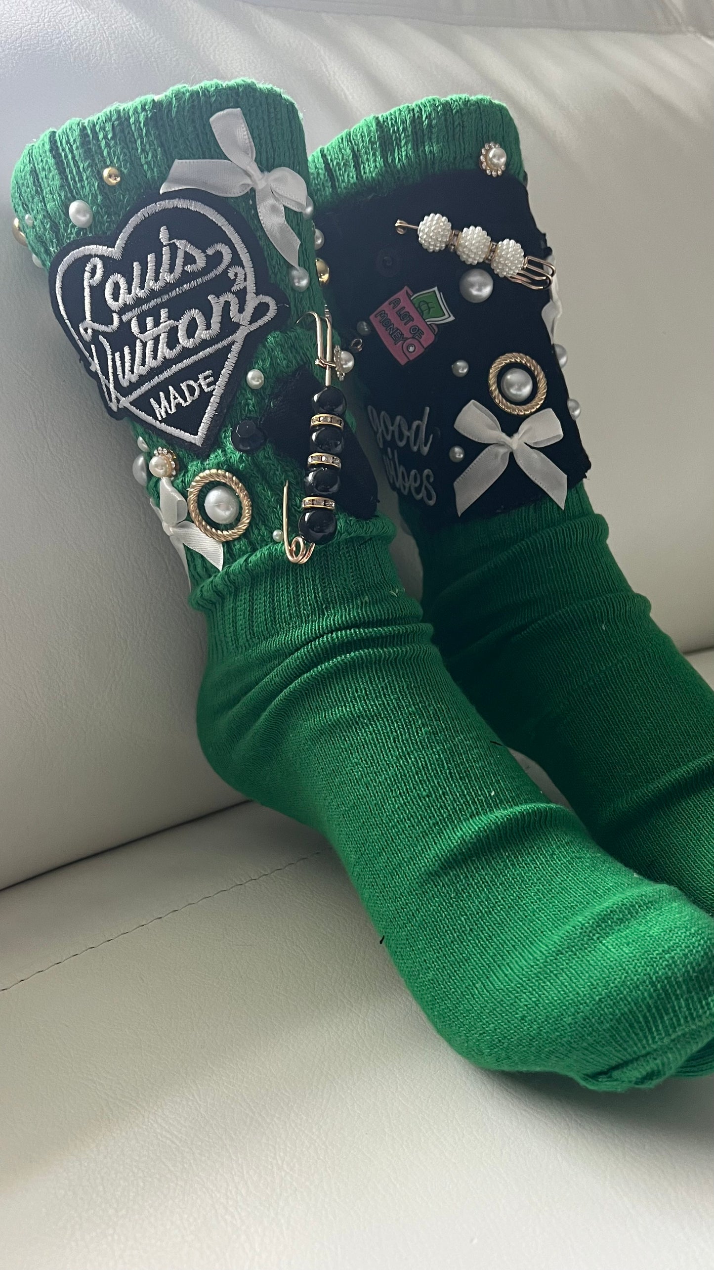 Bling LV socks