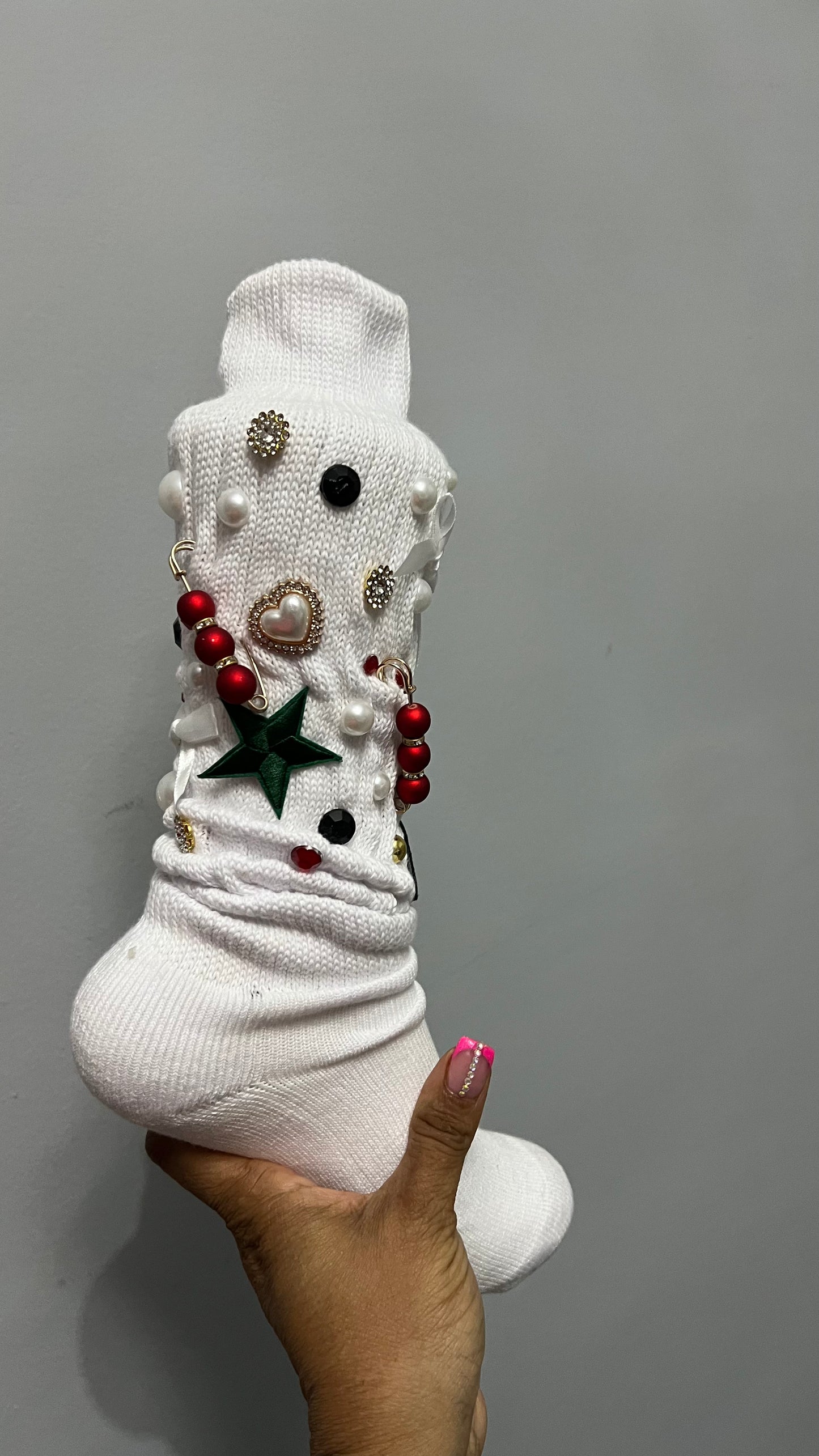 Betty Boop Junk Bling Socks