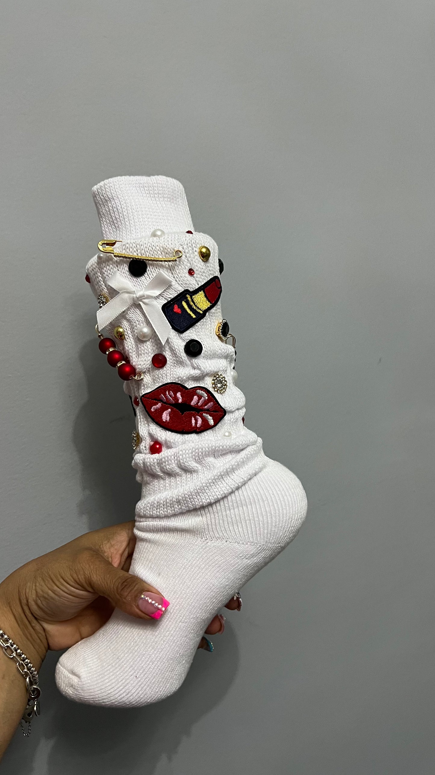 Betty Boop Junk Bling Socks