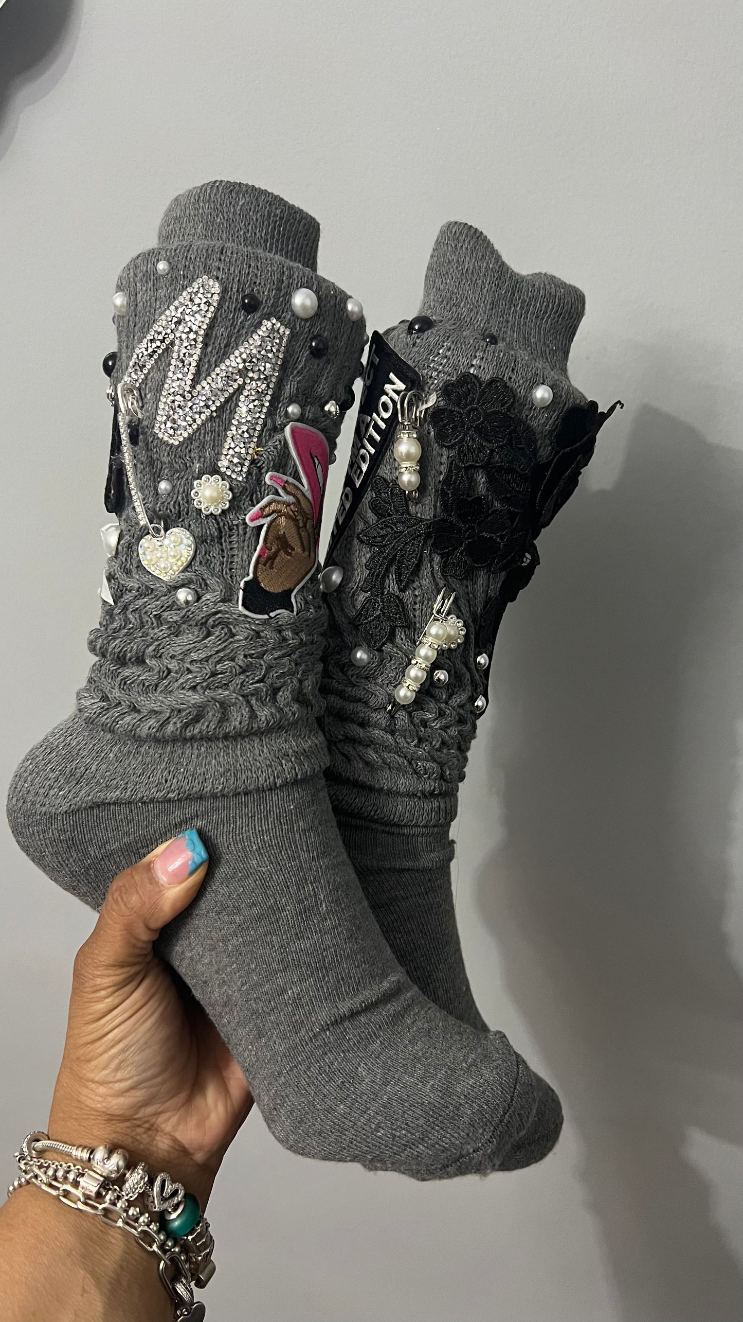 Custom Bling Junk Sock