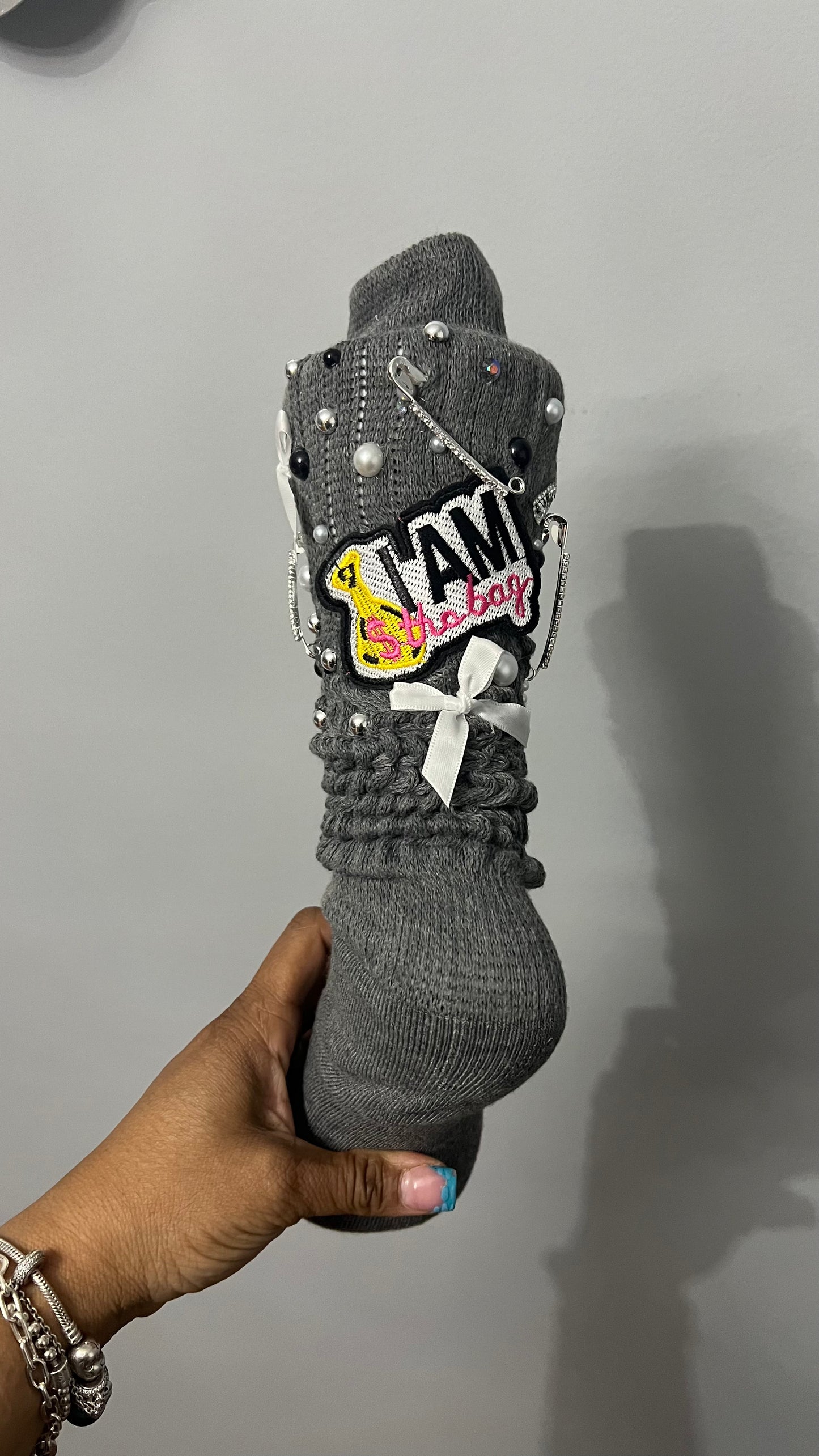 Custom Bling Junk Sock