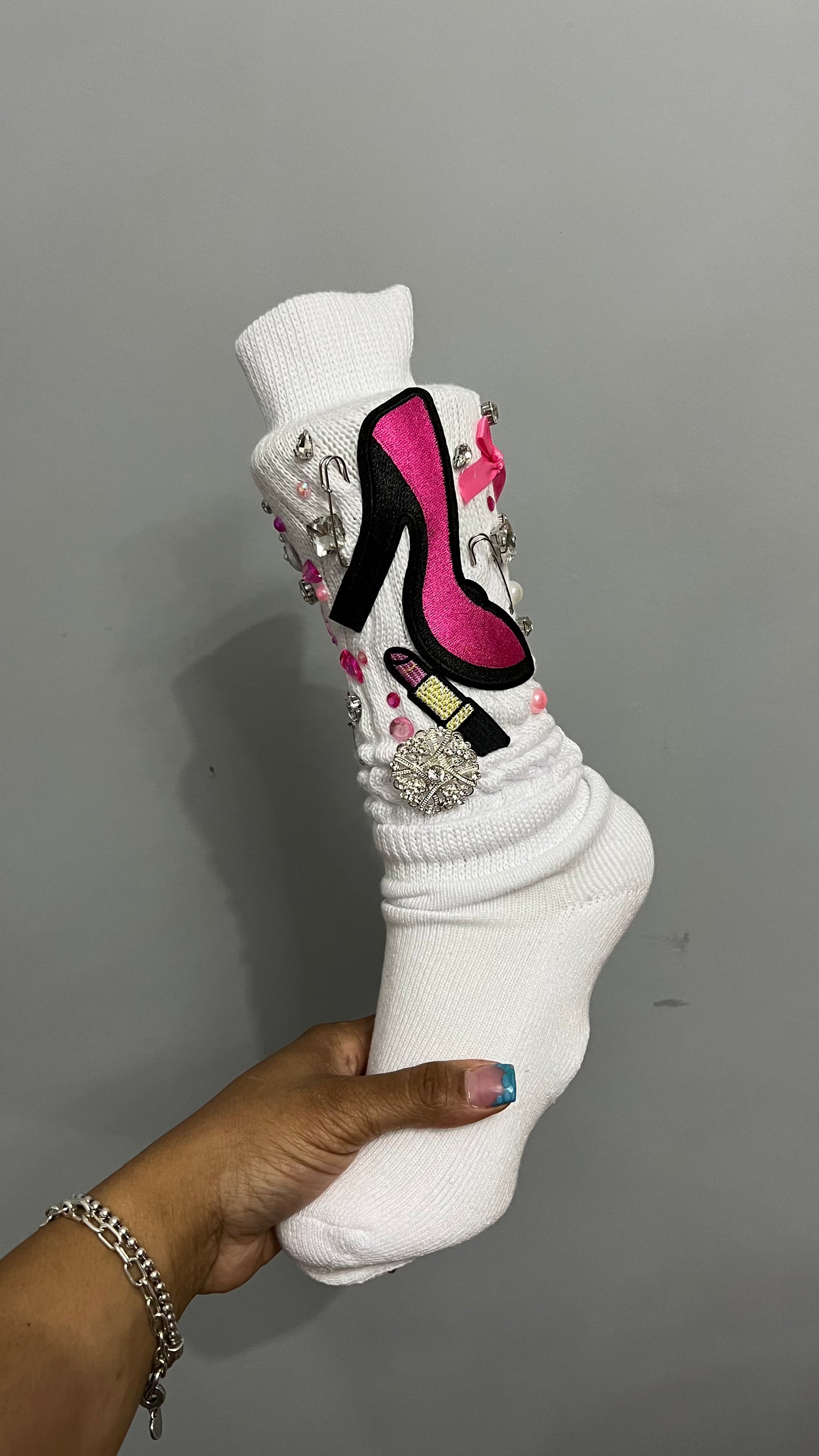 Barbie Bling junk sock