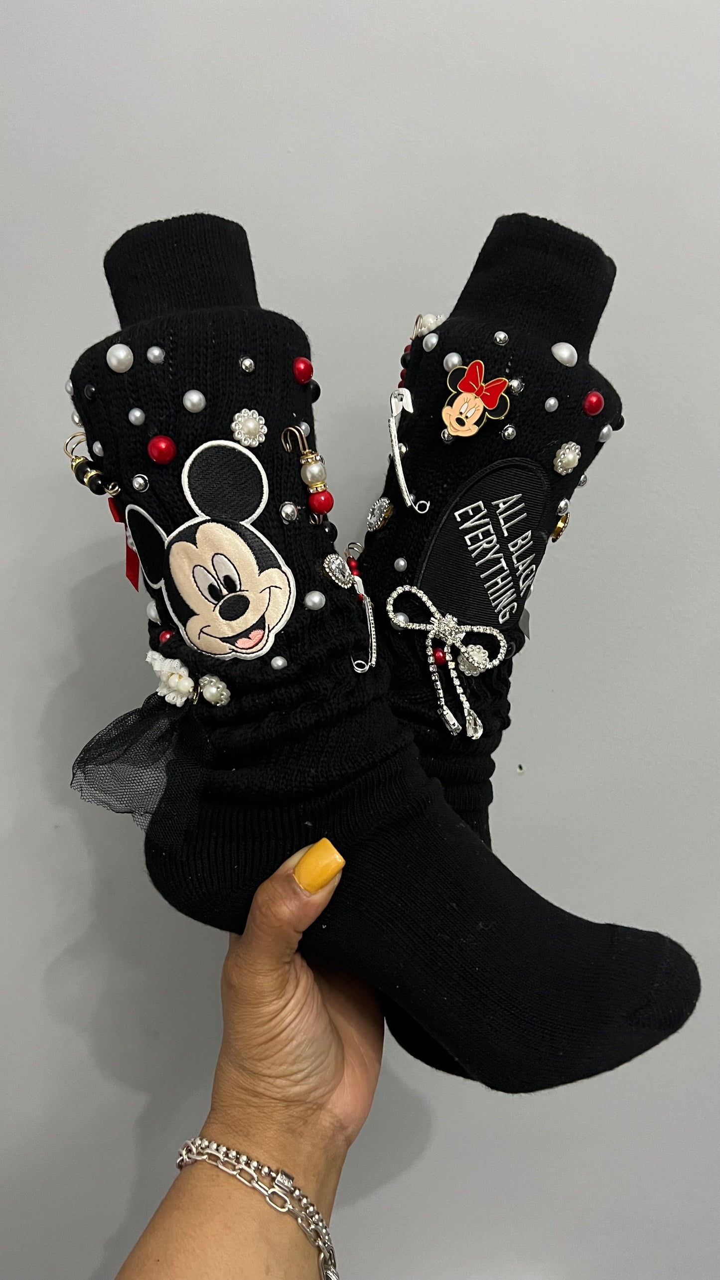 Mickey Mouse Bling junk Socks