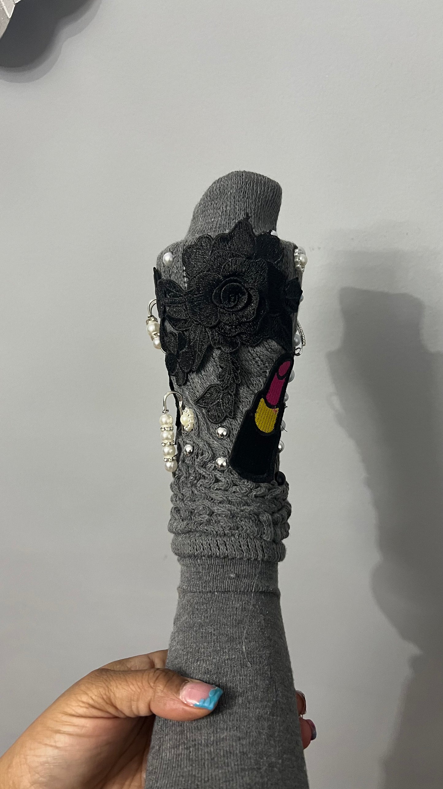 Custom Bling Junk Sock