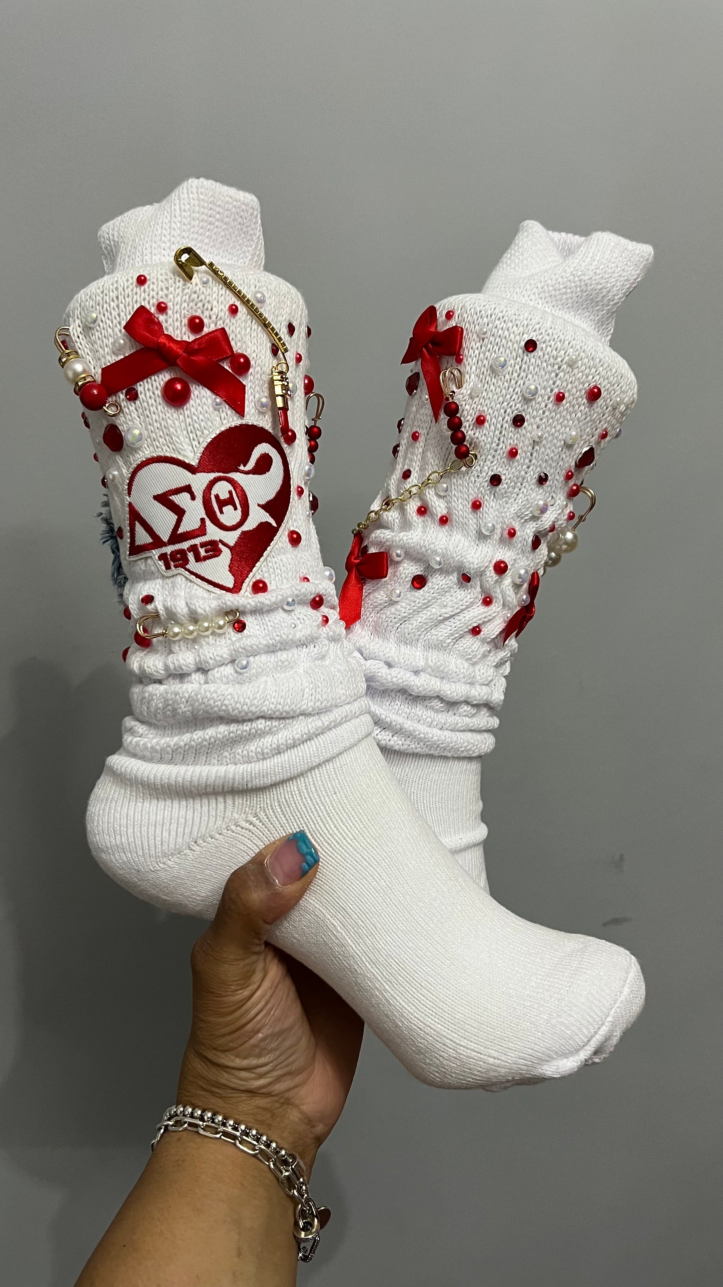 Delta Bling Junk Socks