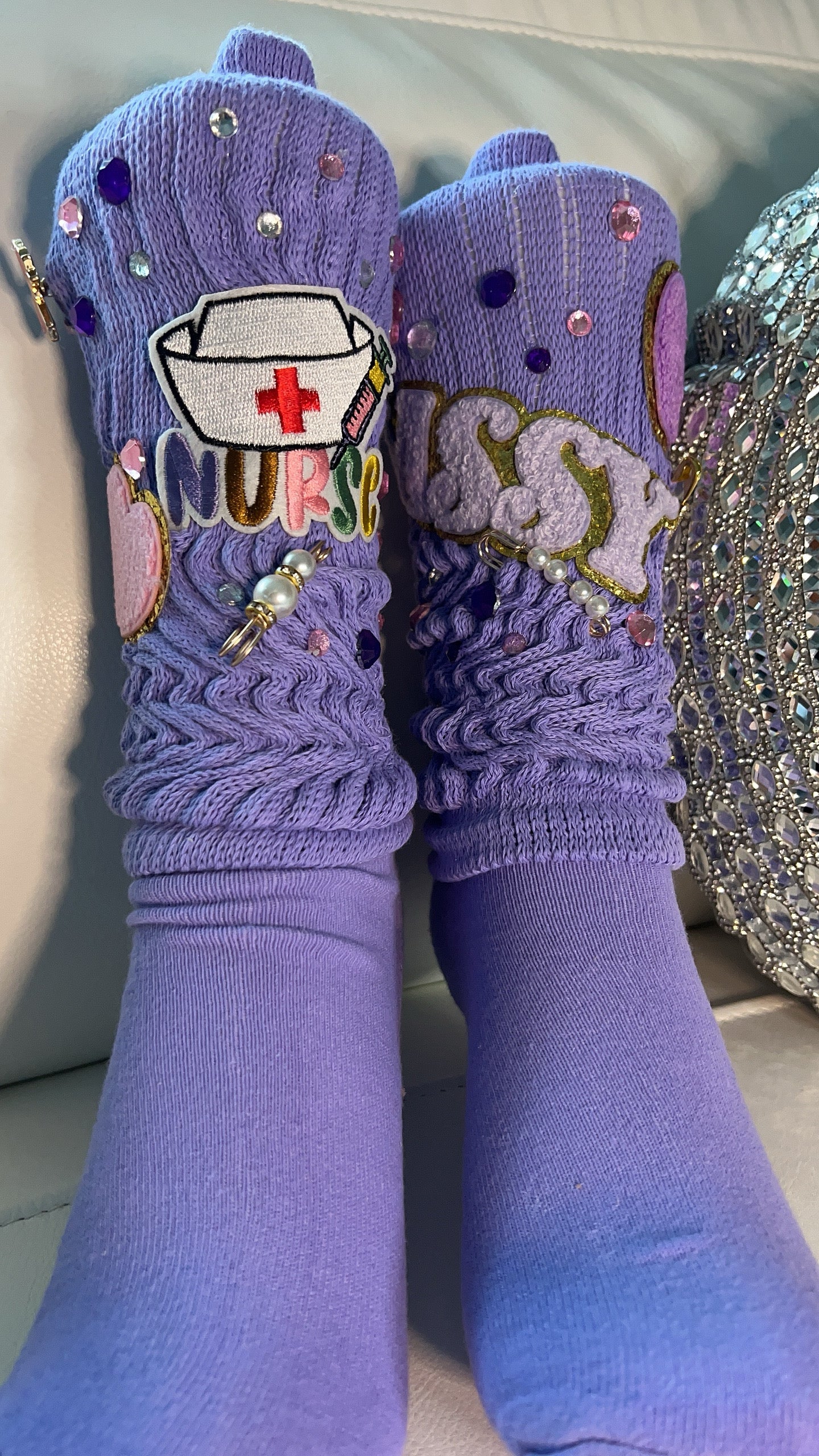 Nurse Bling socks