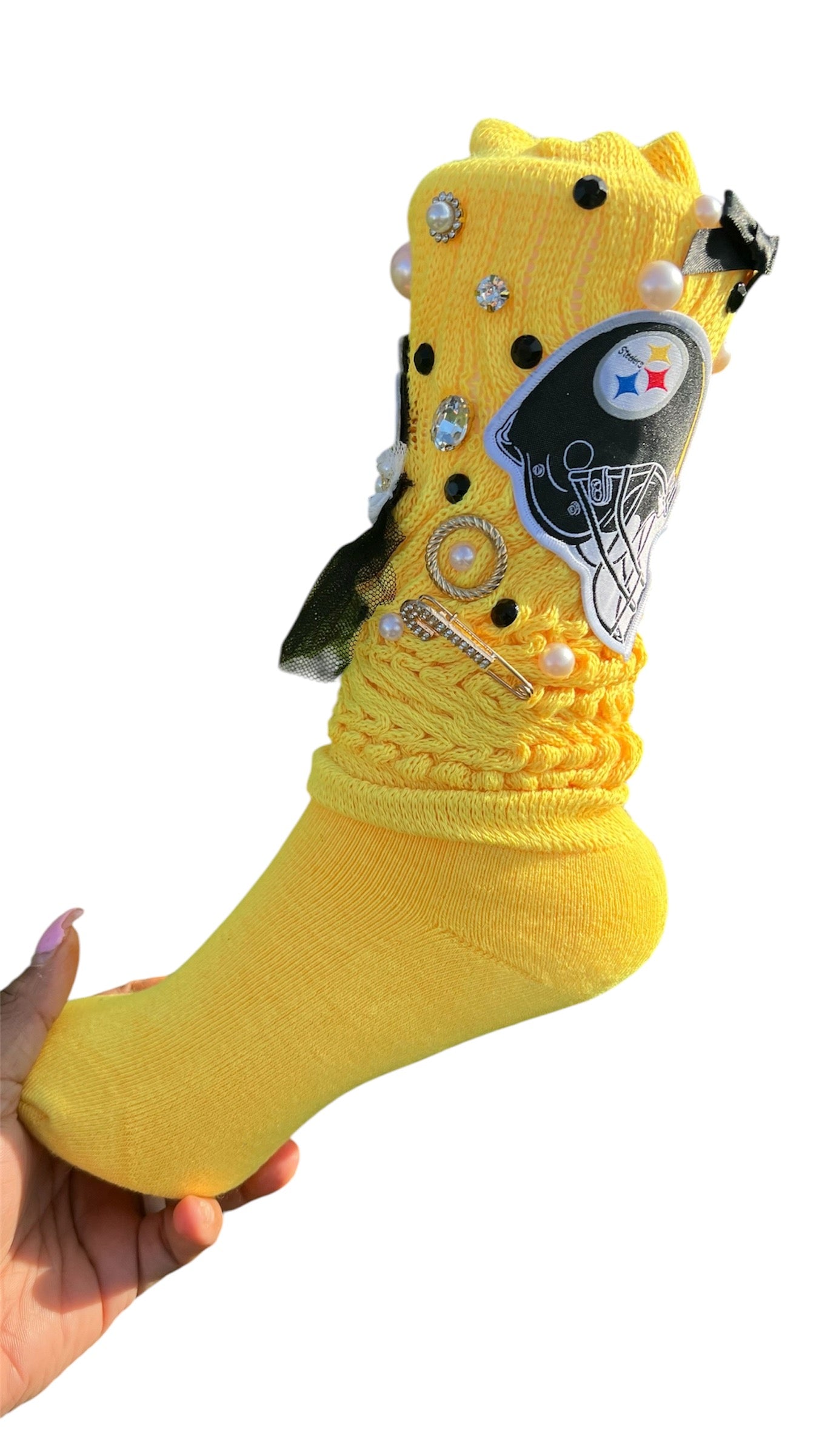 Pittsburgh Steelers Bling junk socks