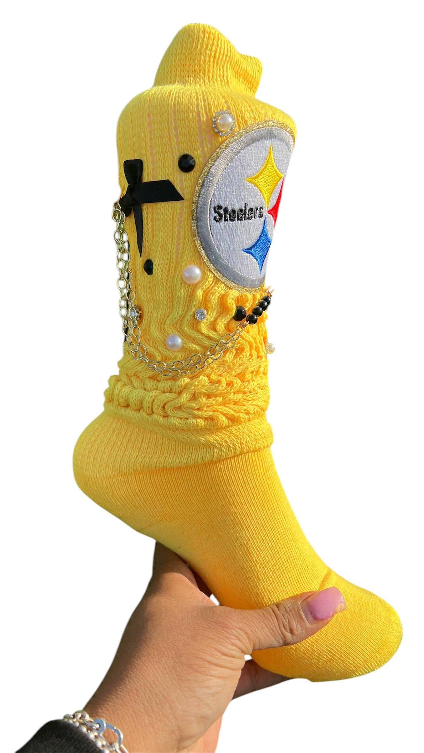 Pittsburgh Steelers Bling junk socks